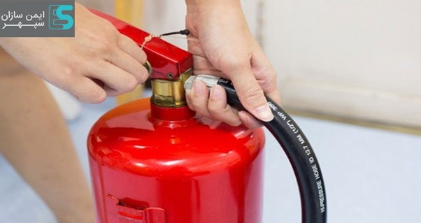 شارژ کپسول آتش نشانی + بهترین کیفیت شارژ کپسول پودر و گاز